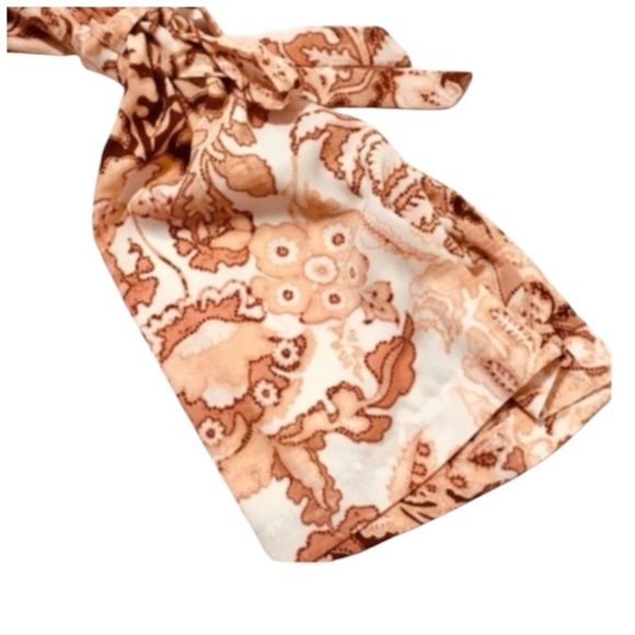 LC Lauren Conrad Womens Boho Floral Long Bell Sleeve Blouse Sz S New - Picture 3 of 8